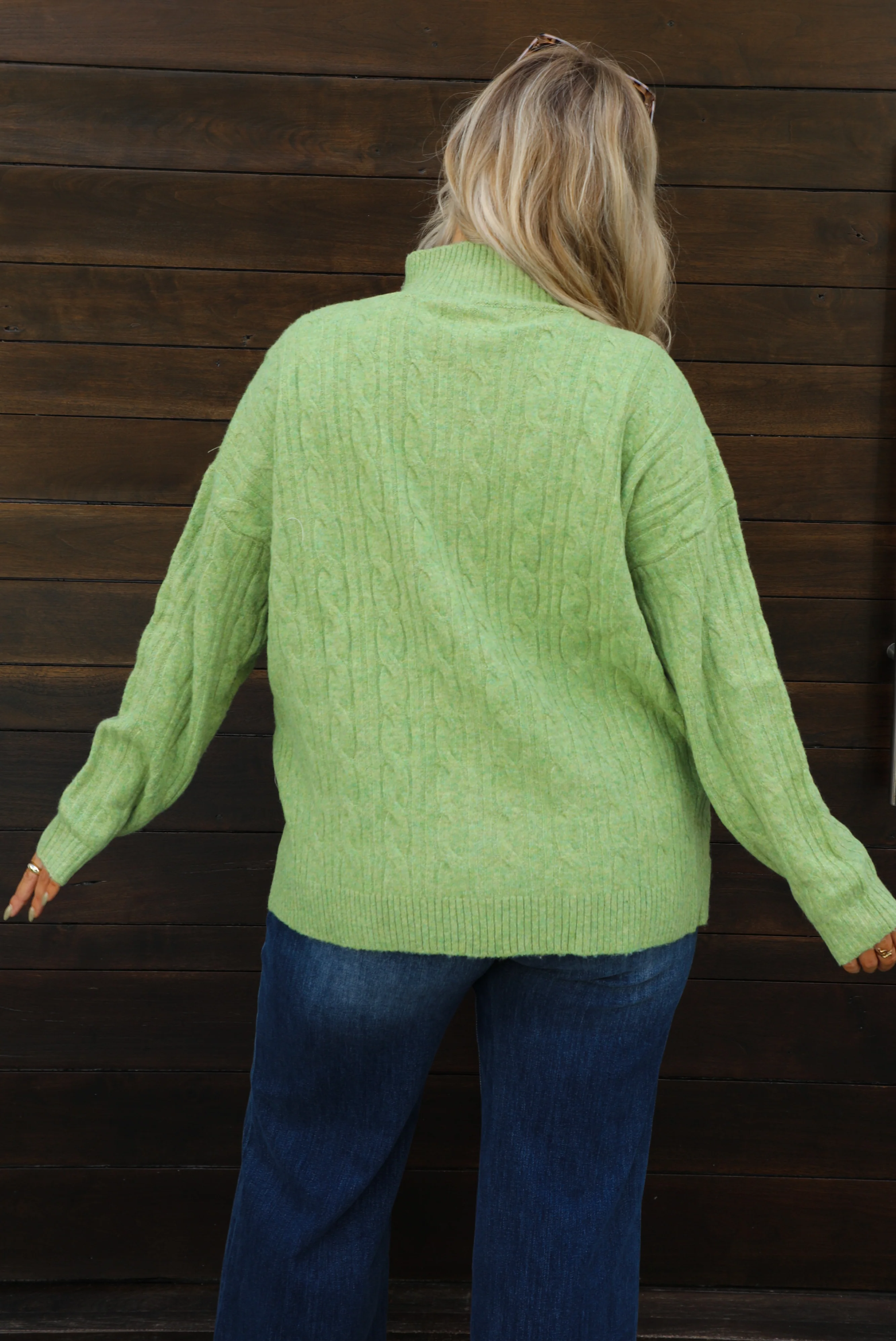 Everything You Need Cardigan: Green - Image 16