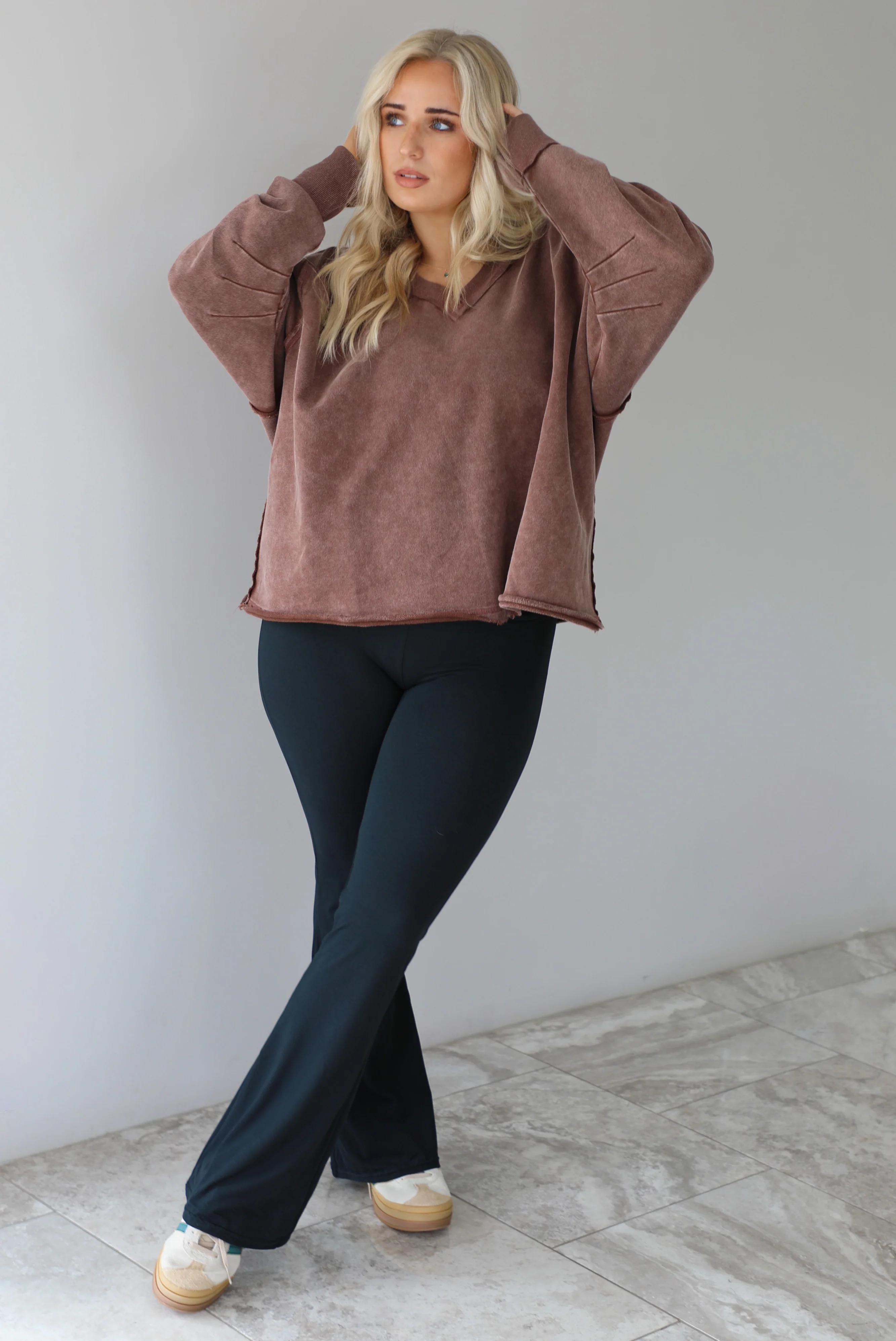 Just For You Sweater: Mauve - Image 3