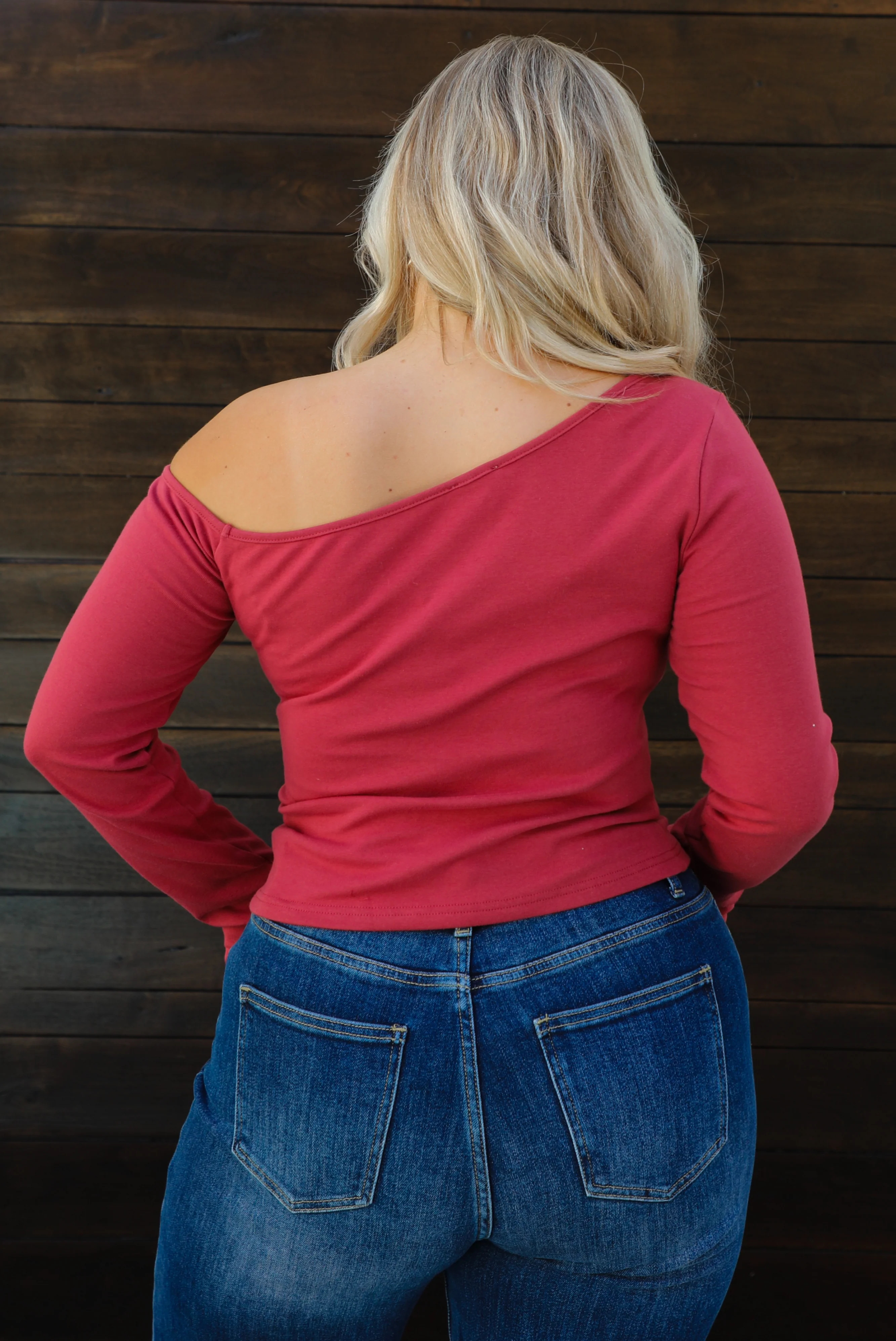 Make It Easy Top: Red - Image 5