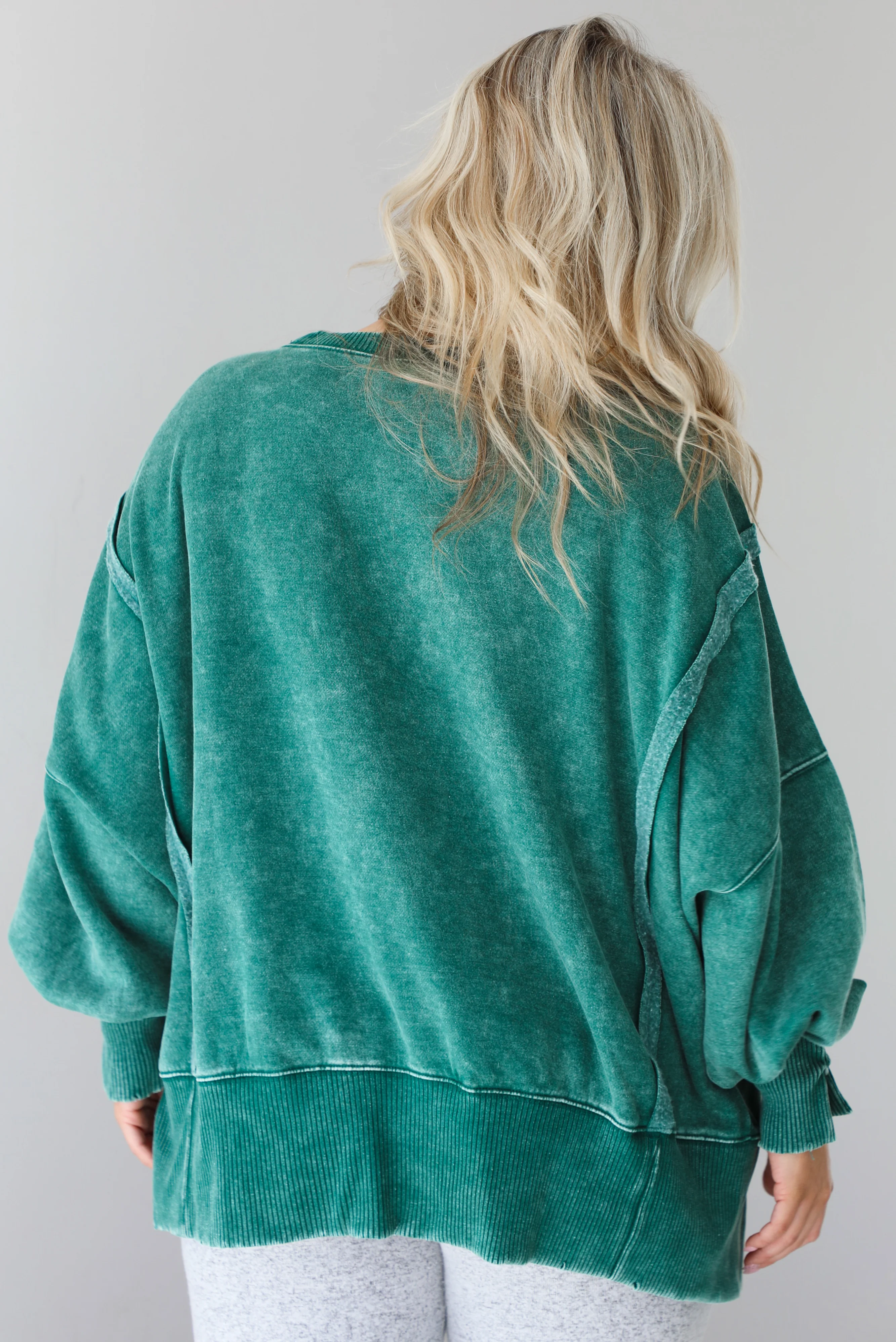 Simple Comforts Sweater: Green - Image 5