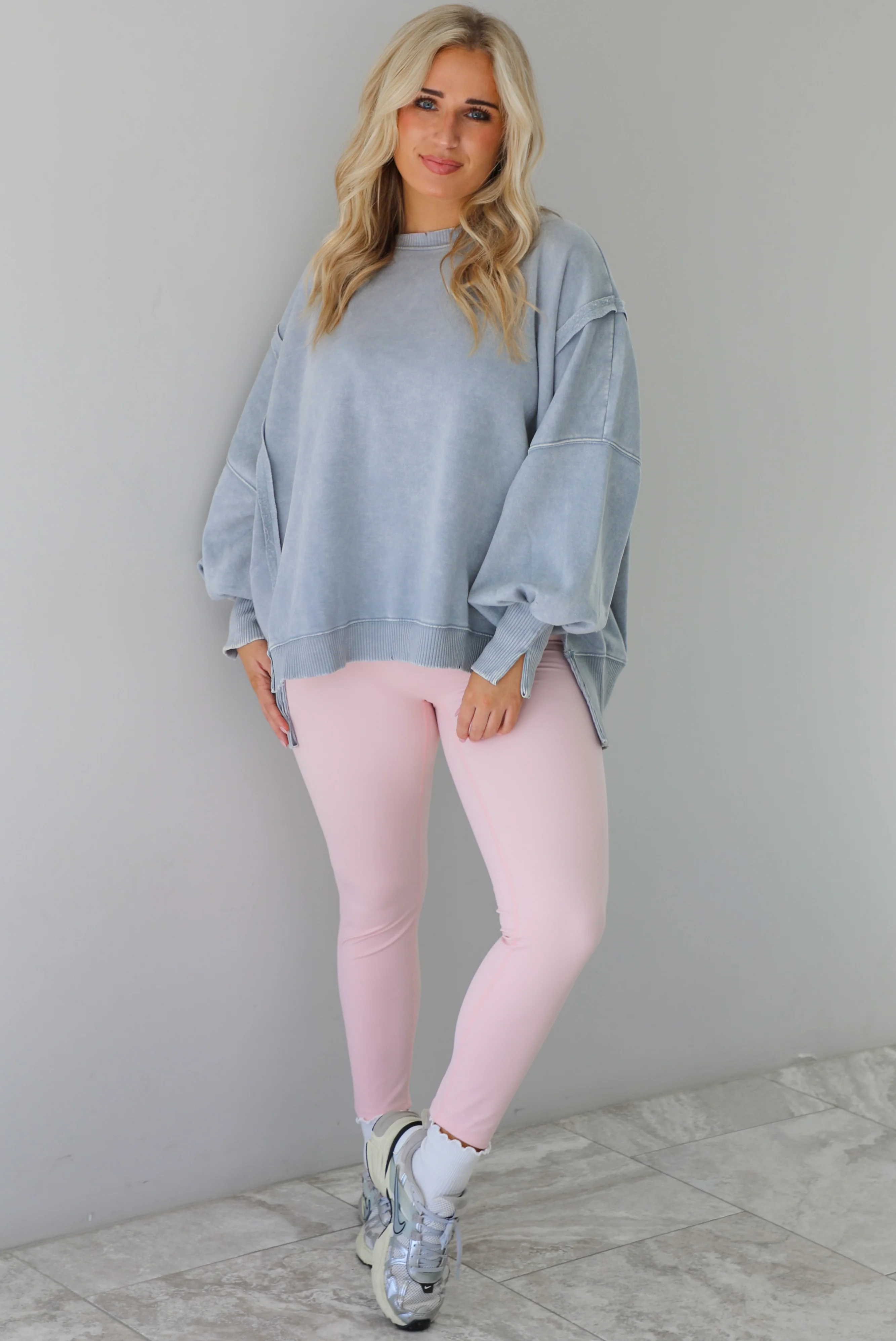 Simple Comforts Sweater: Grey - Image 3