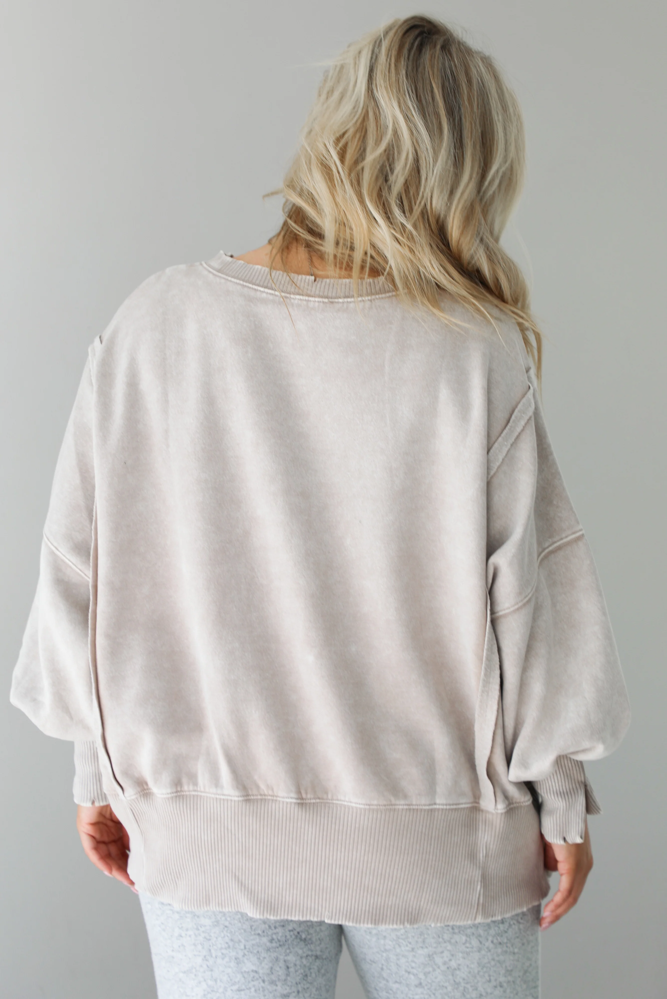 Simple Comforts Sweater: Sand - Image 7