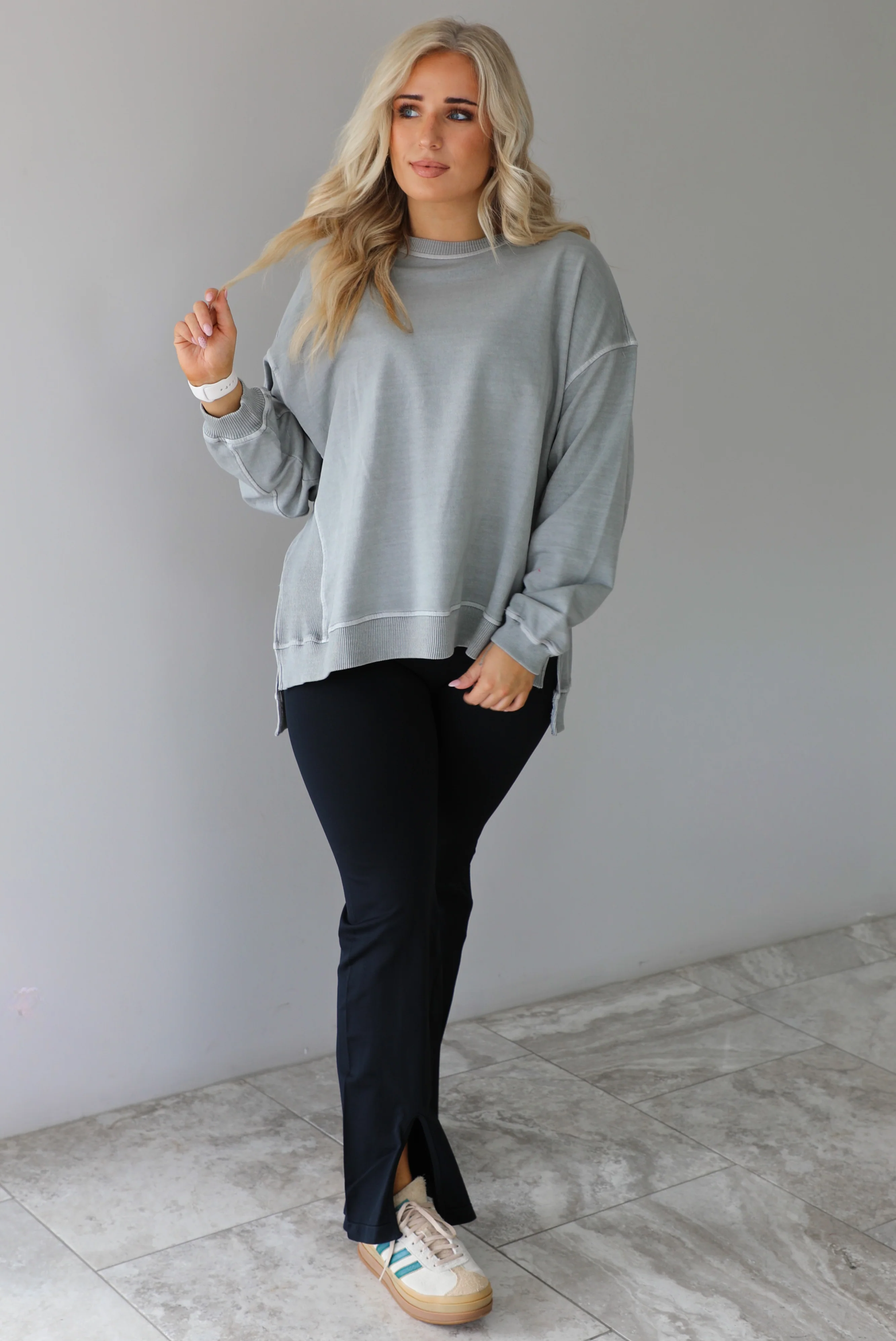 So Comfy Sweater: Grey - Image 3