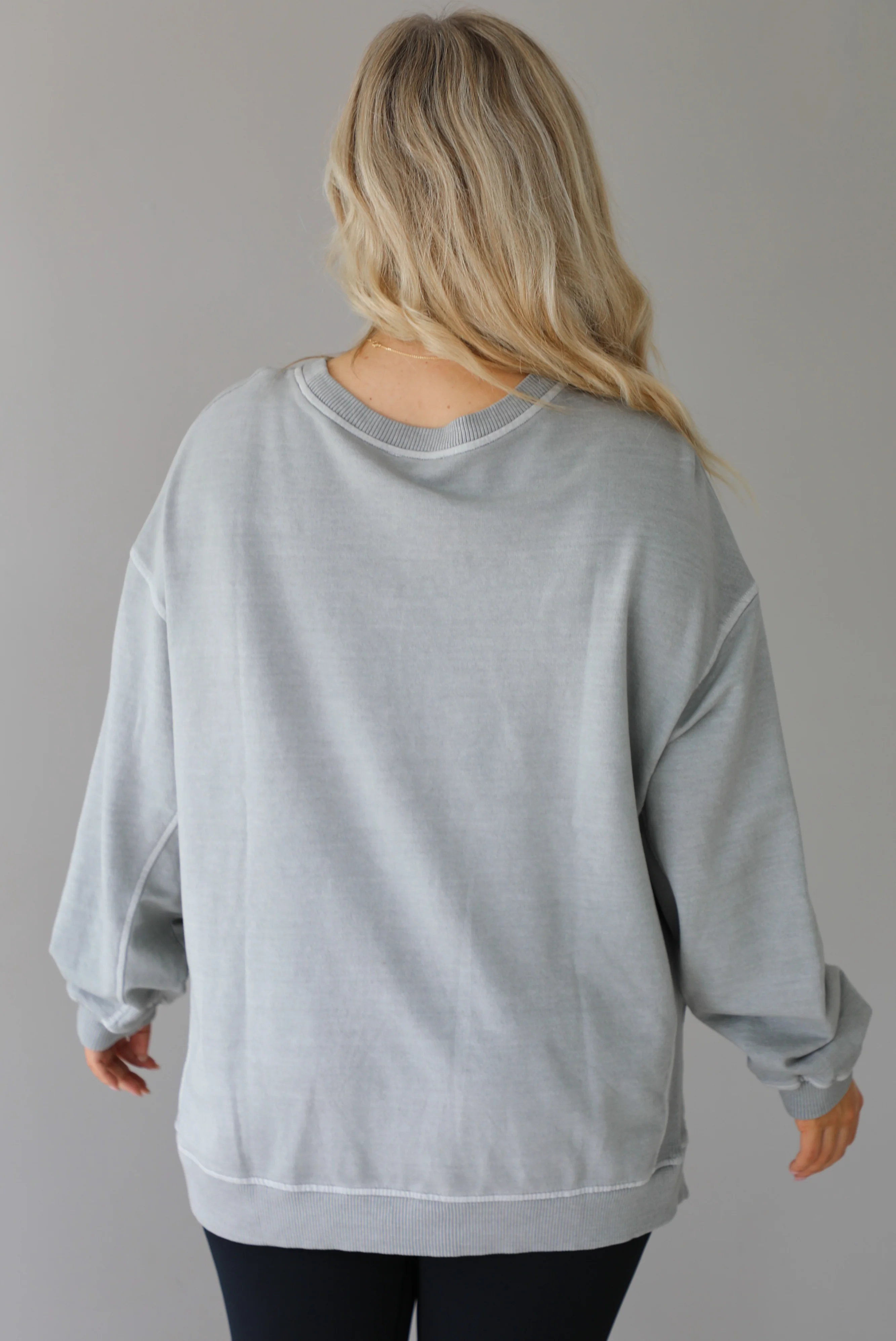 So Comfy Sweater: Grey - Image 8