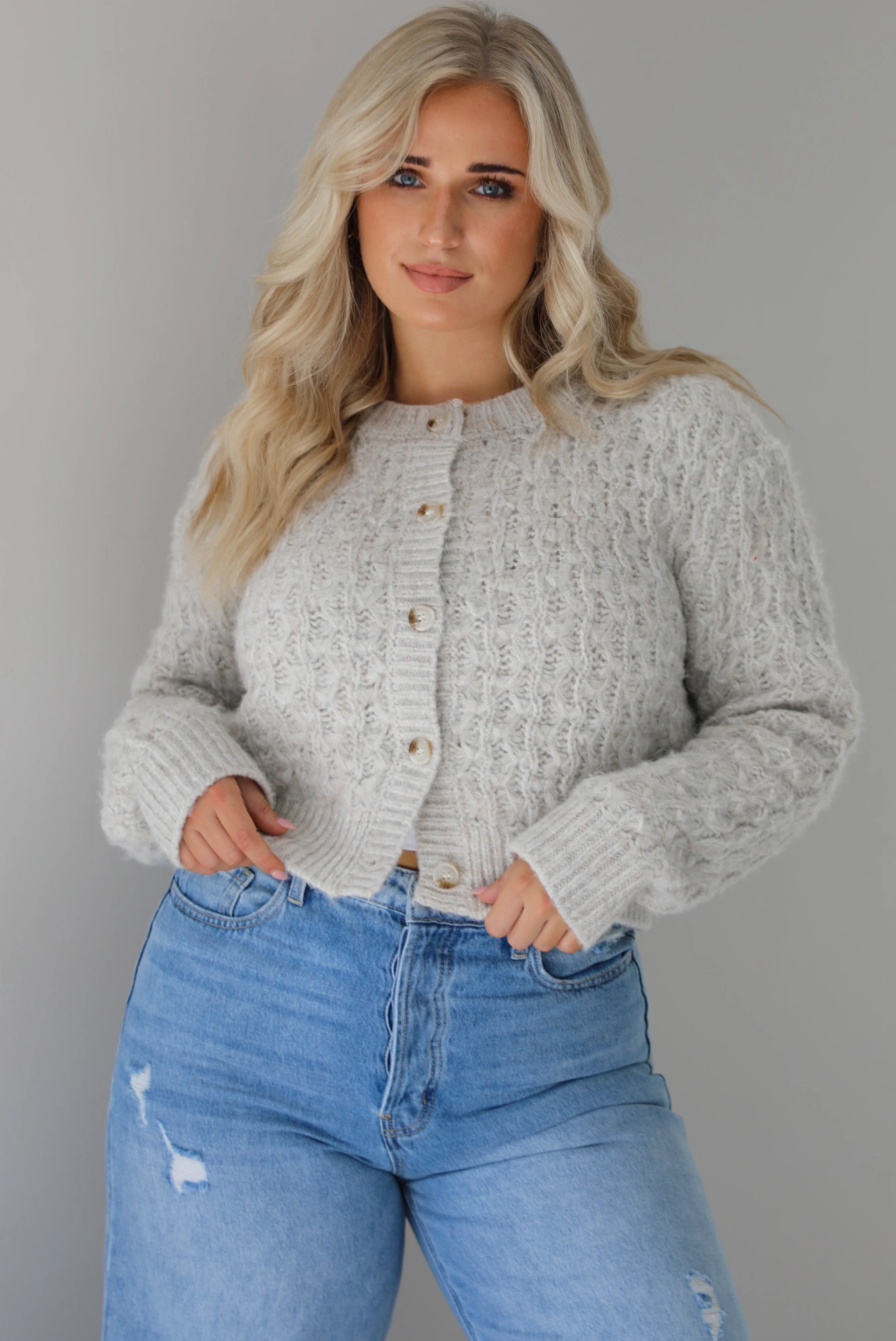 That's Enough Cardigan: Grey - Image 4