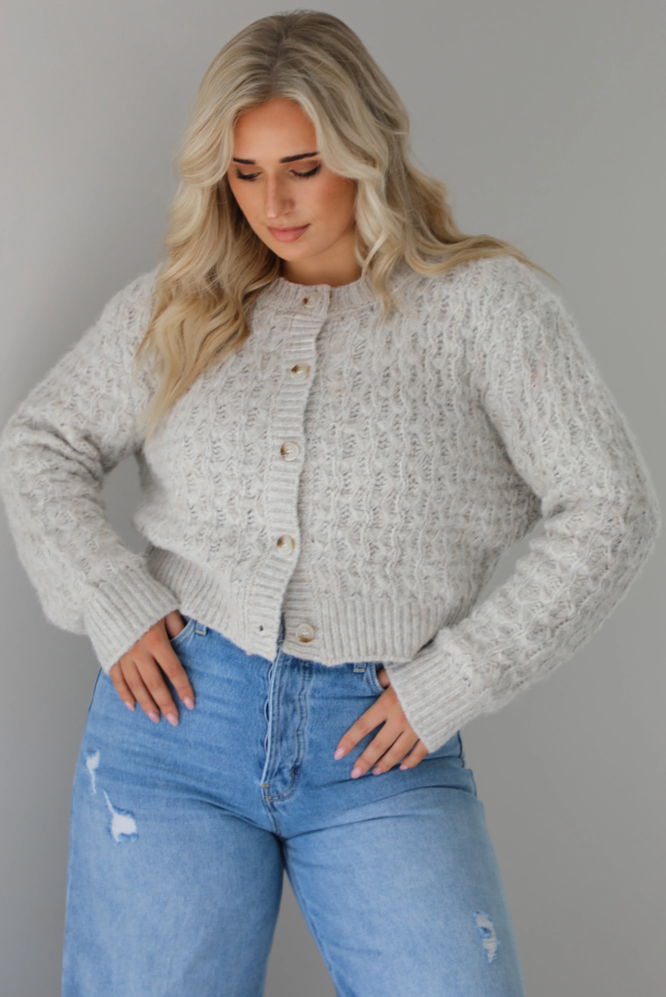 That's Enough Cardigan: Grey - Image 5