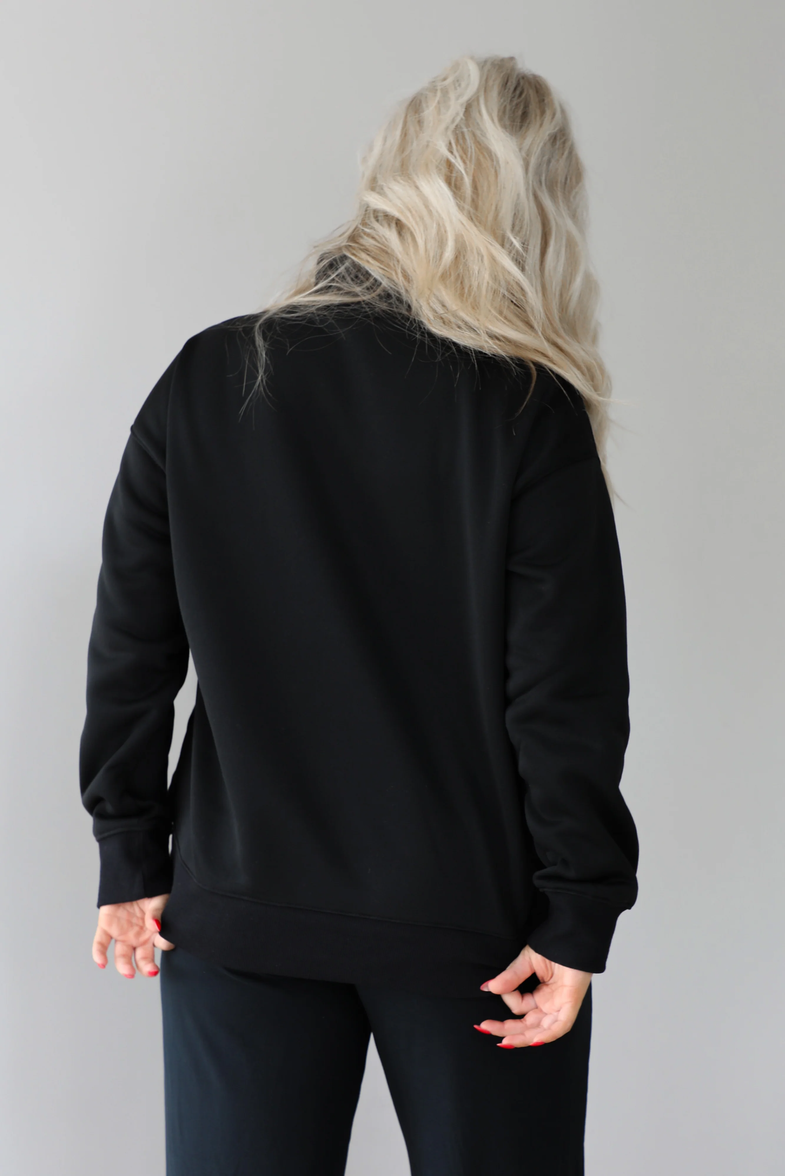 Warm Up Sweater: Black - Image 6